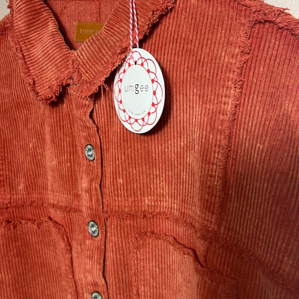 Umgee Corduroy Acid Wash Jacket - Picture 4 of 9